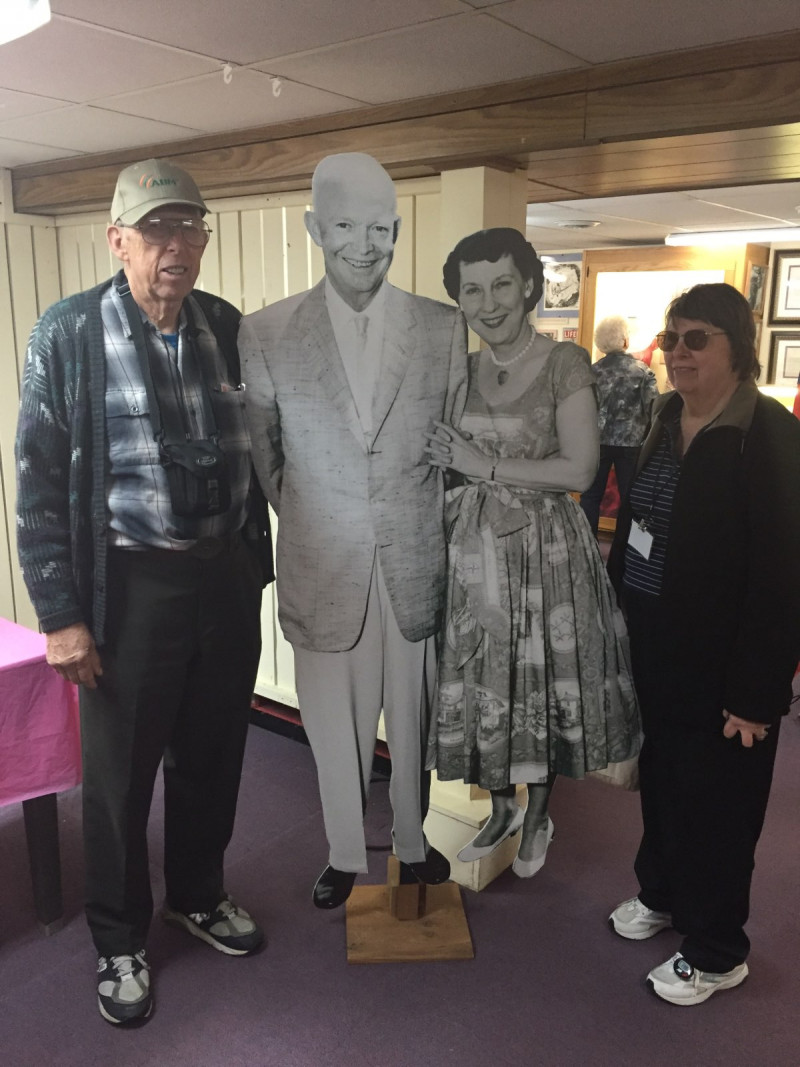 Photo op with Ike and Mamie in Boone, Iowa