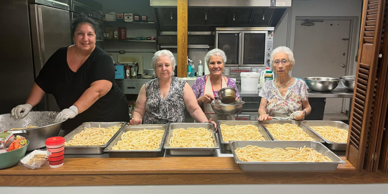 my big fat greek bakery fay with other greek women