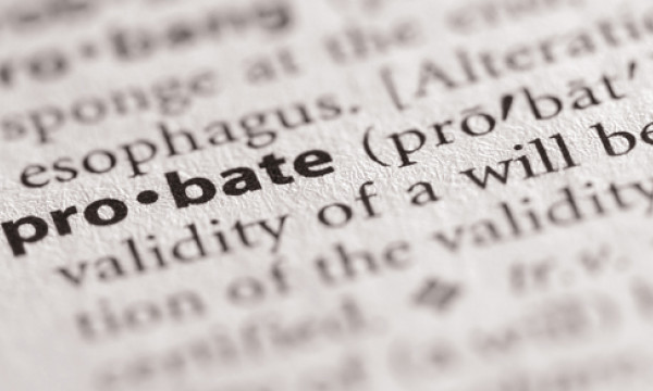 Dictionary definition of probate